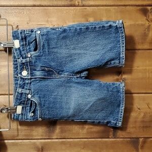 Levi's Blue Sparkly Button Bermuda Shorts Girls 4